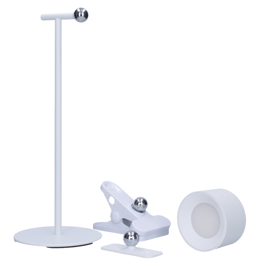 LED Dimbart Touchuppladdningsbar lampa 3-i-1 LED/4W/2000 mAh 3000/4000/6500K vit