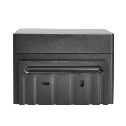 LED Solcellsvägglampa med rörelse- och skymningssensor PALERMO LED/5W/3,7V 2000 mAh IP54 svart