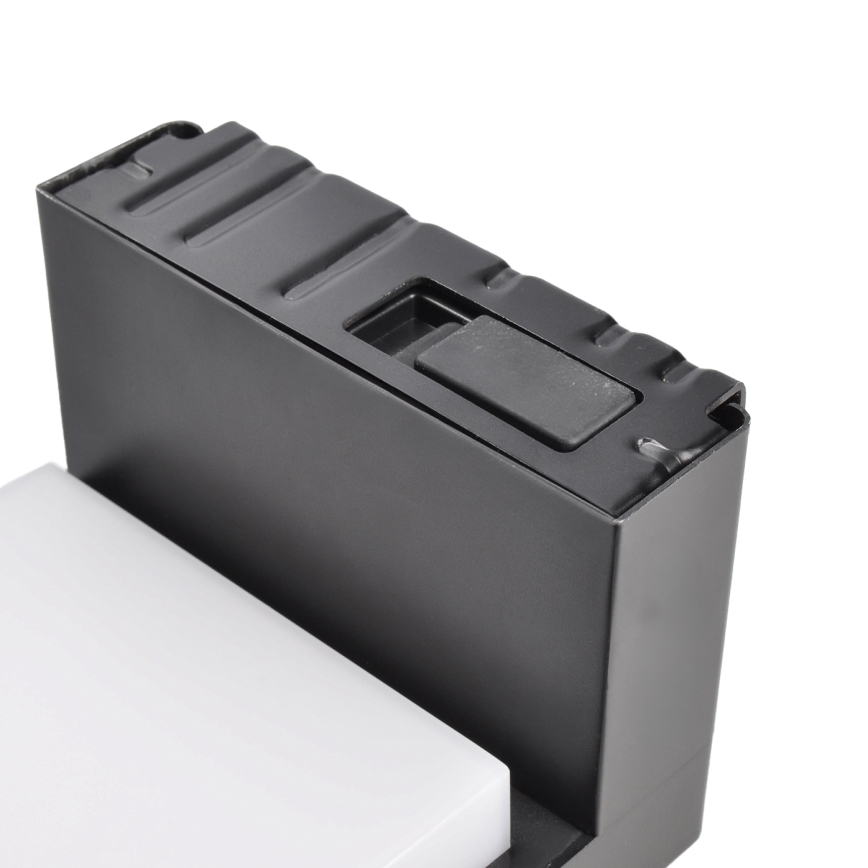 LED Solcellsvägglampa med rörelse- och skymningssensor PALERMO LED/5W/3,7V 2000 mAh IP54 svart