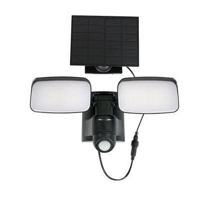 LED solcellsreflektor med sensor LED/9W/3,7V 3600 mAh IP54