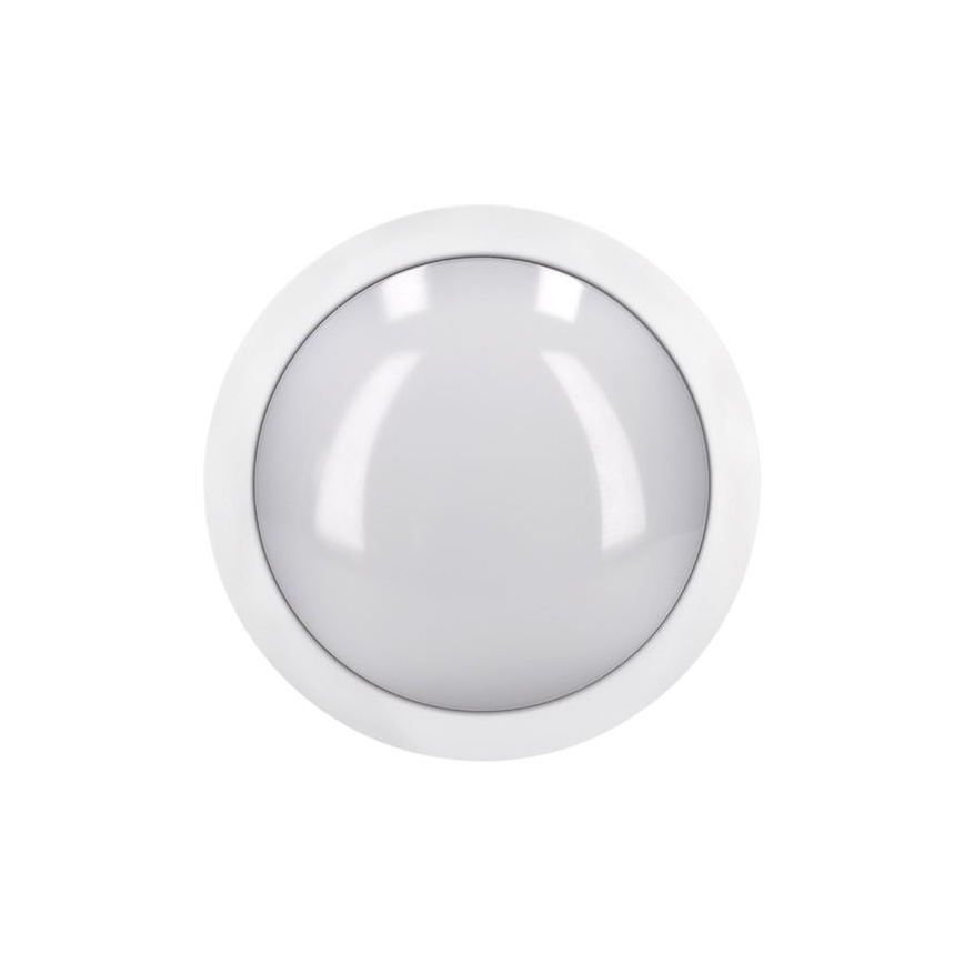 LED taklampa för utomhusbruk SIENA LED/13W/230V IP54 diameter 17 cm vit
