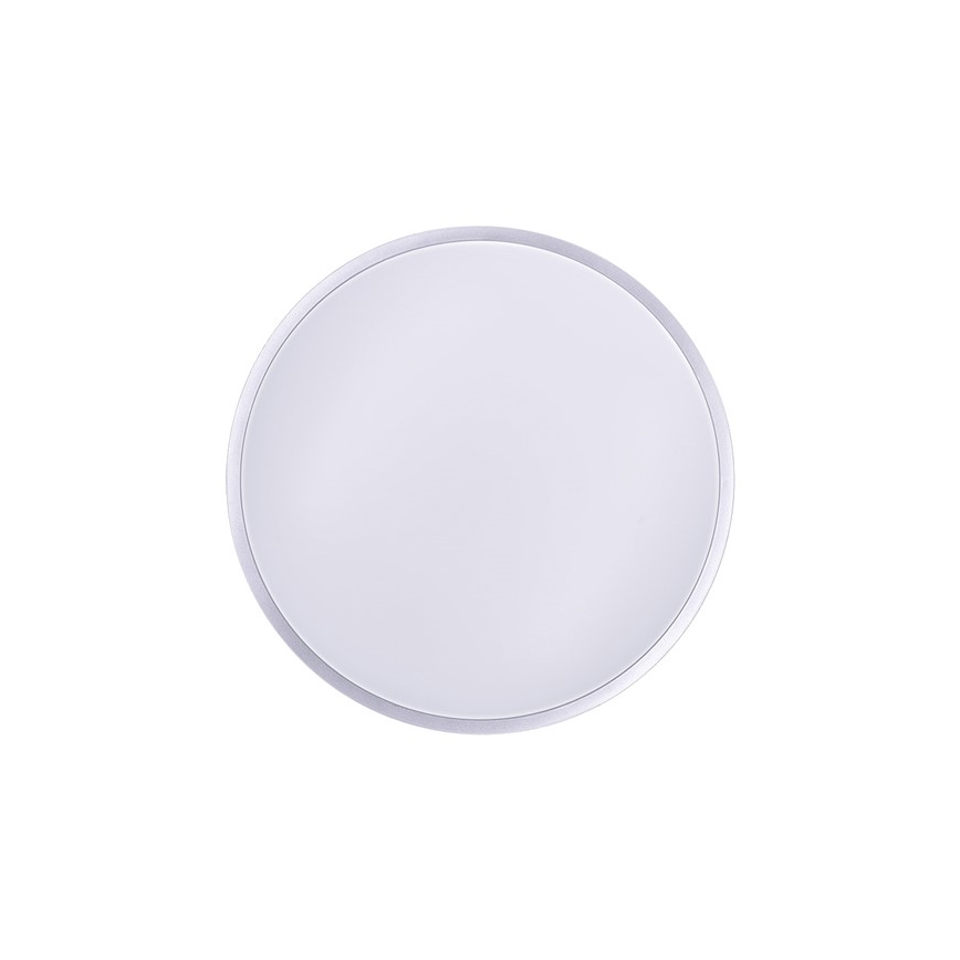 LED Dimbart takarmatur SILVER LED/24W/230V + fjärrkontroll
