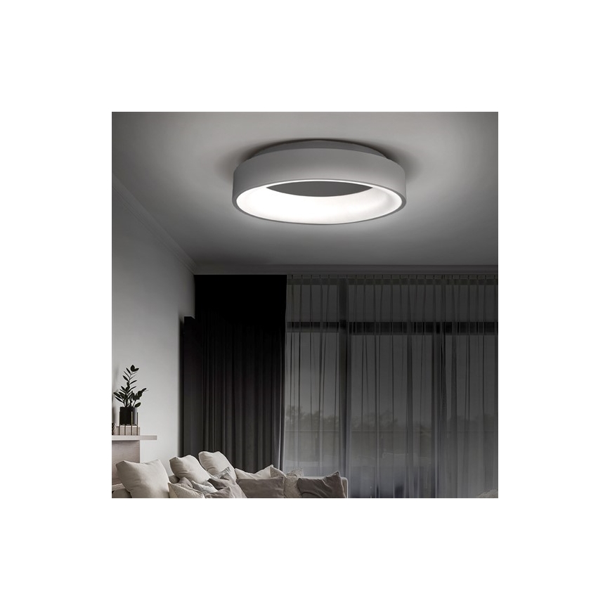 LED Dimbart takarmatur TREVISO LED/48W/230V + fjärrkontroll