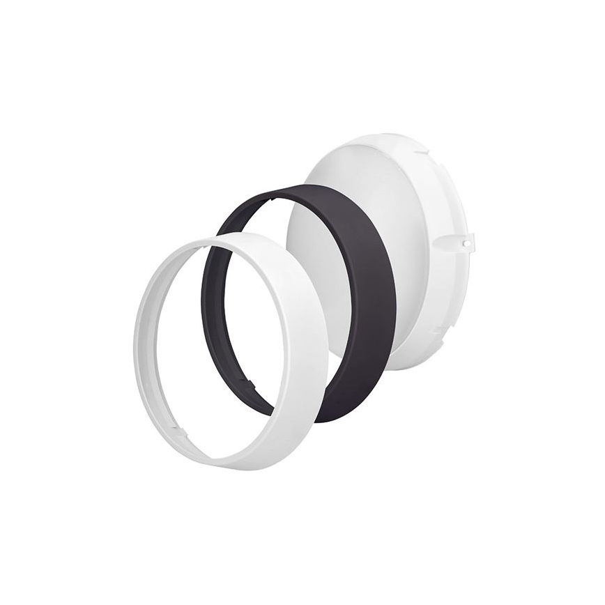 LED utomhusvägglampa 2 i 1 LED/20W/230V 3000/4000/6500K IP65 Ø 22 cm