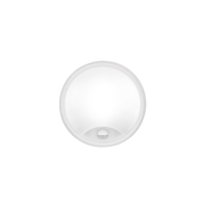 LED utomhusvägglampa med 2-i-1-sensor LED/20W/230V 3000/4000/6500K IP65 Ø 22 cm