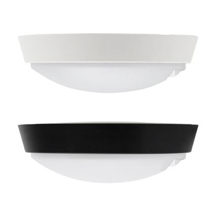 LED utomhusväggarmatur med sensor 2-i-1 LED/20W/230V 3000/4000/6500K IP65 Ø 22 cm