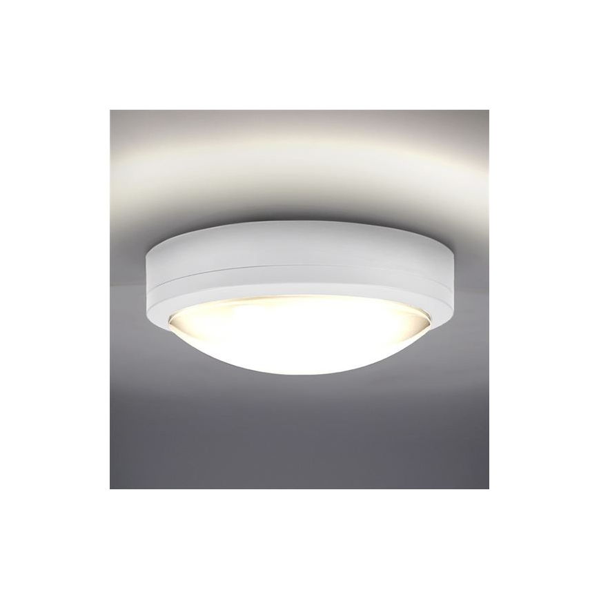 LED taklampa för utomhusbruk SIENA LED/20W/230V IP54 diameter 23 cm vit