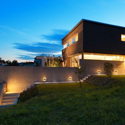 LED Utomhusvägglampa MODENA LED/12W/230V 3000/4000/6000K IP54 svart