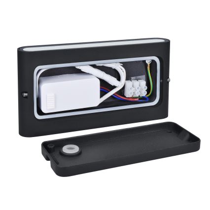 LED Utomhusvägglampa MODENA LED/12W/230V 3000/4000/6000K IP54 svart