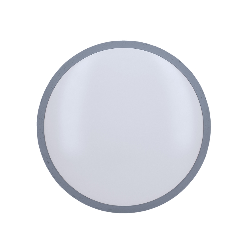 LED Dimbart takarmatur GREY LED/48W/230V 3000-6500K grå Ø 38 cm + fjärrkontroll