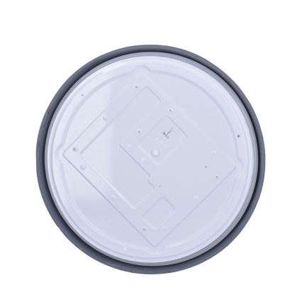 LED Dimbart takarmatur GREY LED/48W/230V 3000-6500K grå Ø 38 cm + fjärrkontroll