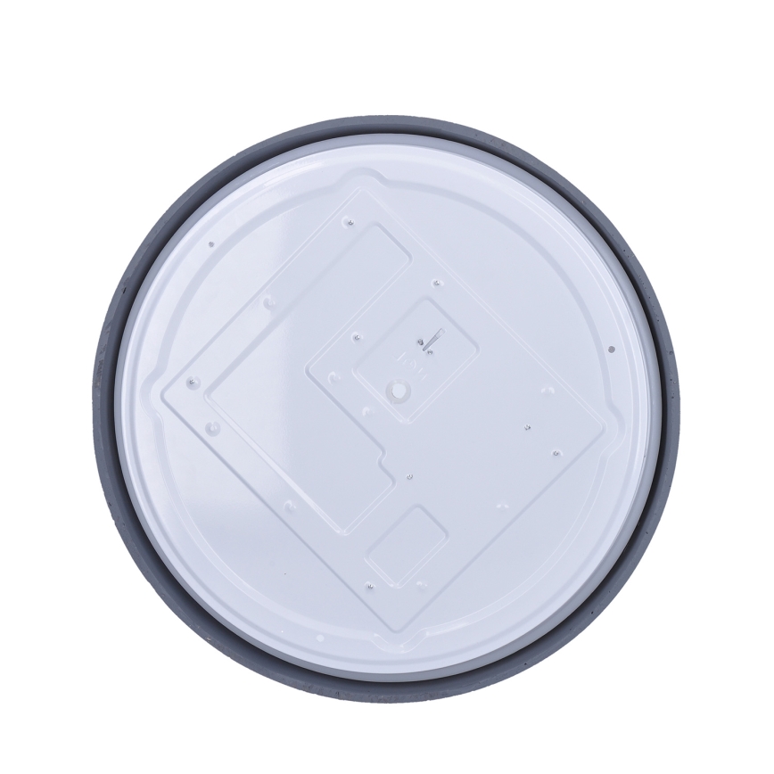 LED Dimbart takarmatur GREY LED/48W/230V 3000-6500K grå Ø 38 cm + fjärrkontroll