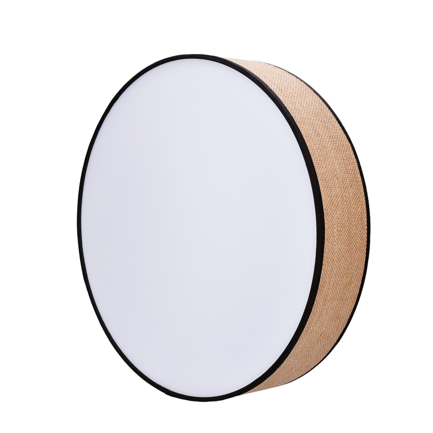 LED Dimbart taklampa BROWNIE LED/48W/230V 3000-6500K brun, Ø 40 cm + fjärrkontroll