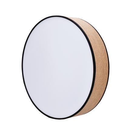 LED Dimbart taklampa BROWNIE LED/60W/230V 3000-6500K brun, Ø 50 cm + fjärrkontroll