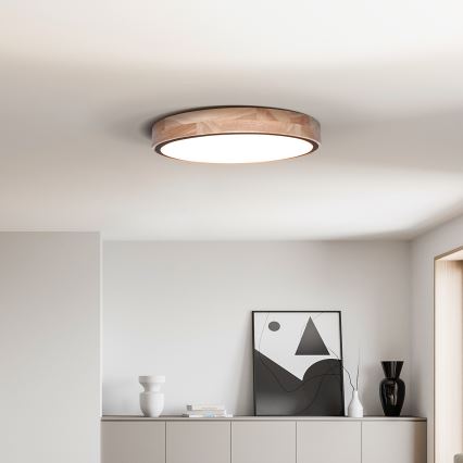 LED Dimbart taklampa IRON OAK LED/60W/230V 3000-6500K ek pr. 51 cm + fjärrkontroll