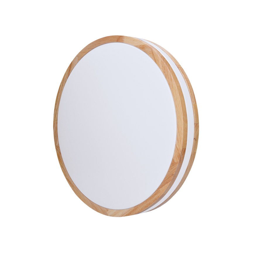 LED Dimbart taklampa WOODY LED/48W/230V 3000-6500K ek pr. 38 cm + fjärrkontroll