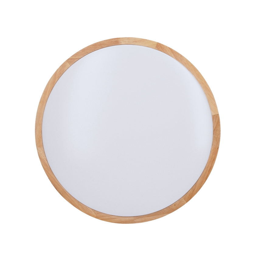 LED Dimbart taklamp SOLID OAK LED/60W/230V 3000-6500K ek pr. 51 cm + fjärrkontroll