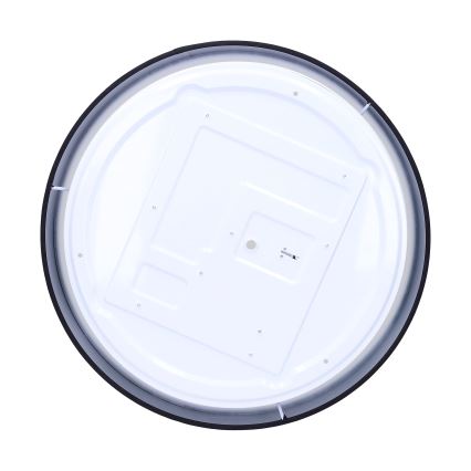 LED Dimbar taklampa PENLEY LED/48W/230V 3000-6500K diameter 40 cm svart + fjärrkontroll