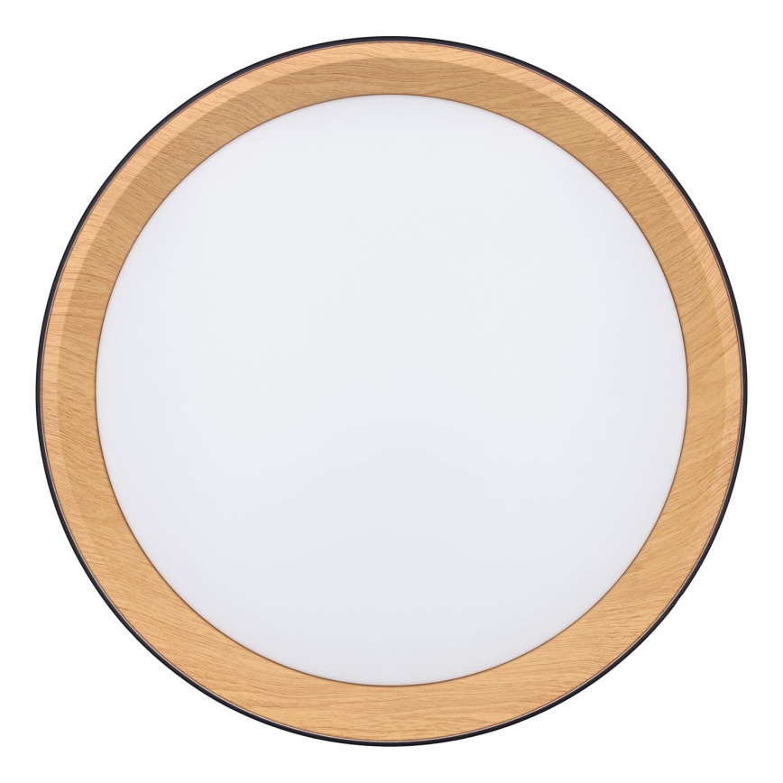 LED Dimbar taklampa LARIOS LED/48W/230V 3000-6500K diameter 39 cm svart + fjärrkontroll