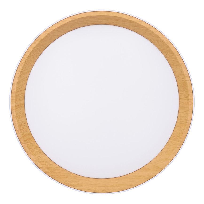 LED Dimbart takarmatur LARIOS LED/48W/230V 3000-6500K Ø39 cm vit + fjärrkontroll