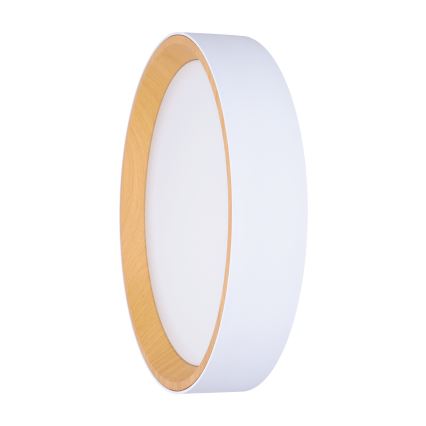 LED Dimbart takarmatur LARIOS LED/48W/230V 3000-6500K Ø39 cm vit + fjärrkontroll