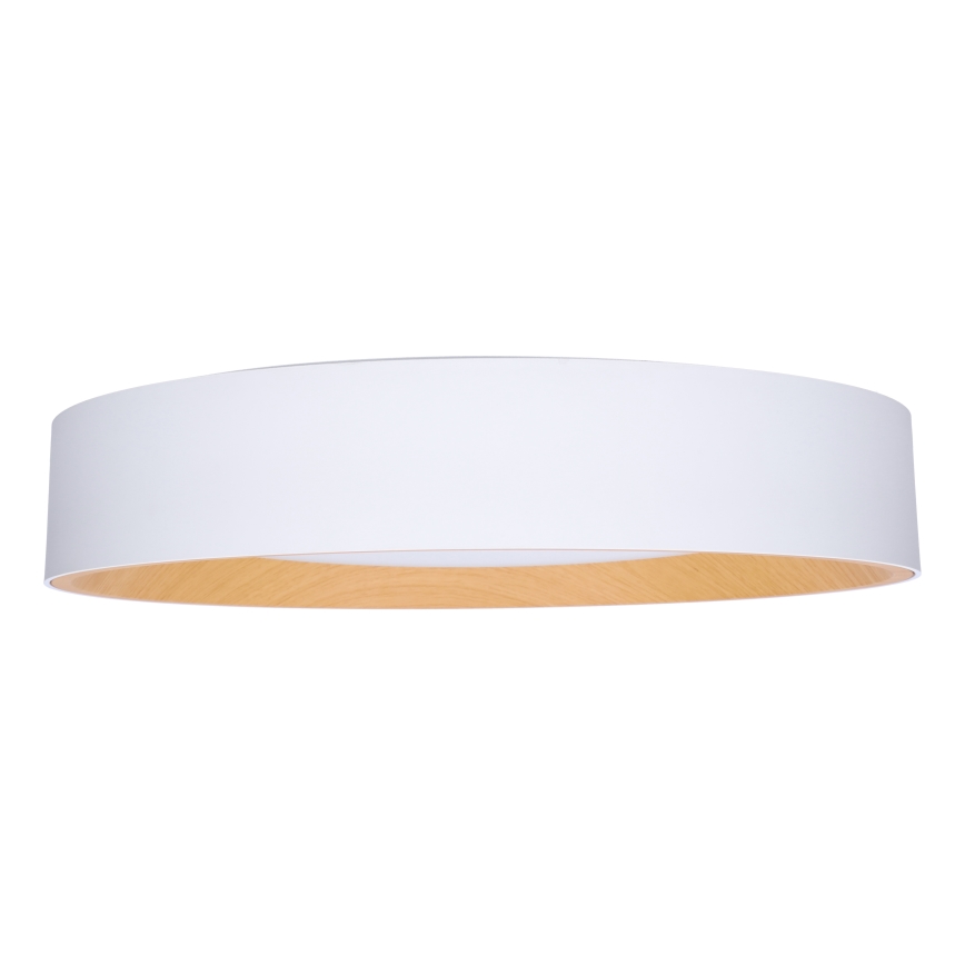 LED Dimbart takarmatur LARIOS LED/48W/230V 3000-6500K Ø39 cm vit + fjärrkontroll