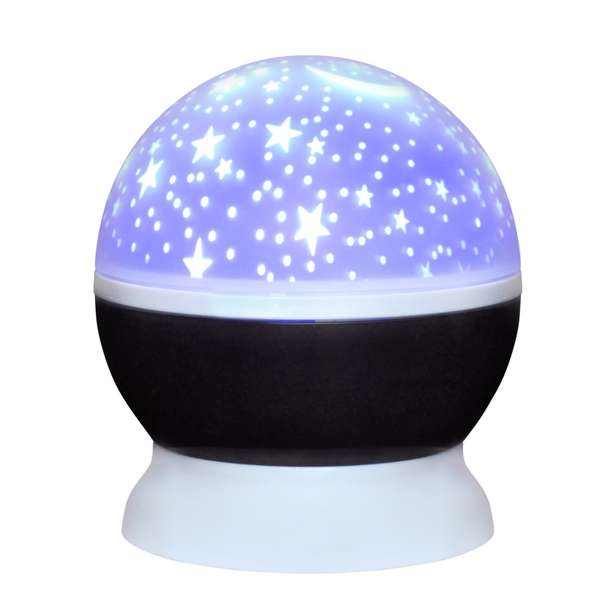 Soligth 1V220 - LED Jul projektor USB 4xAAA