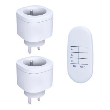 Soligth DY08 - SET 2x Trådlösa Uttag