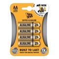 Soligth JCB-LR06-4B - 4st Alkaliska batterier AA 1,5V