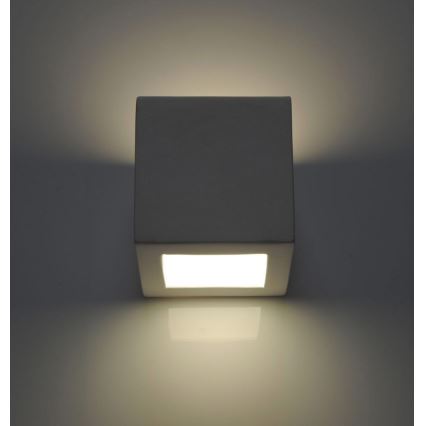 Vägglampa LEO 1xE27/60W/230V vit
