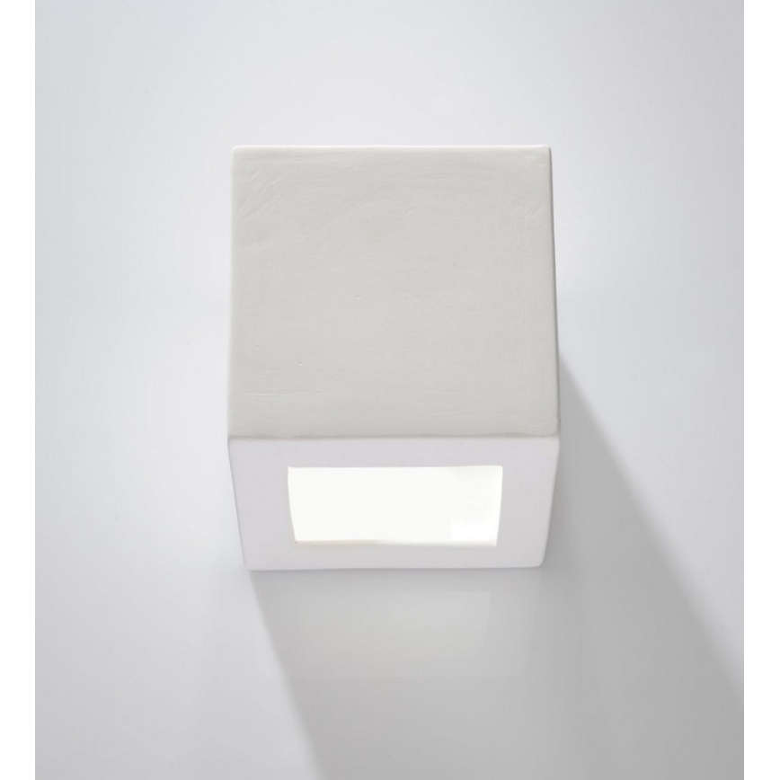 Vägglampa LEO 1xE27/60W/230V vit