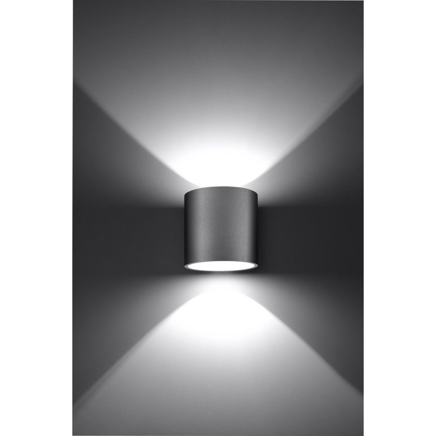 Väggspotlight ORBIS 1 1xG9/40W/230V grå