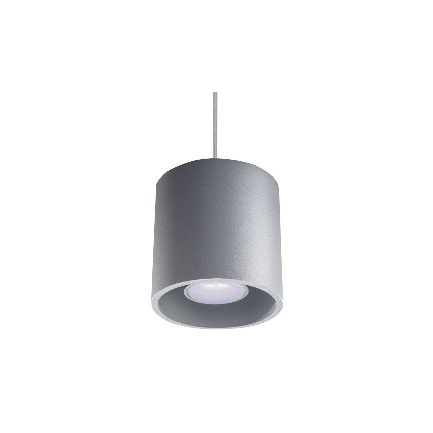 Sollux SL.0052 - Ljuskrona med snöre ORBIS 1 1xGU10/40W/230V grå