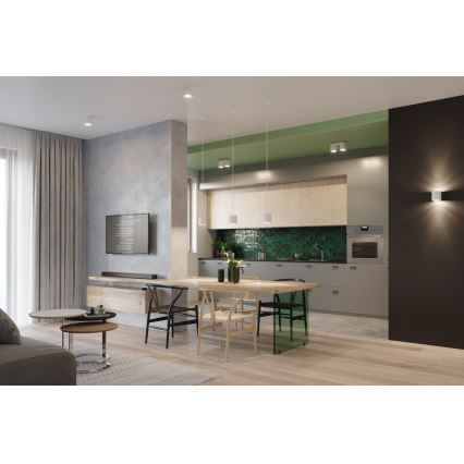 Sollux SL.0053 - Ljuskrona med snöre ORBIS 1 1xGU10/40W/230V vit
