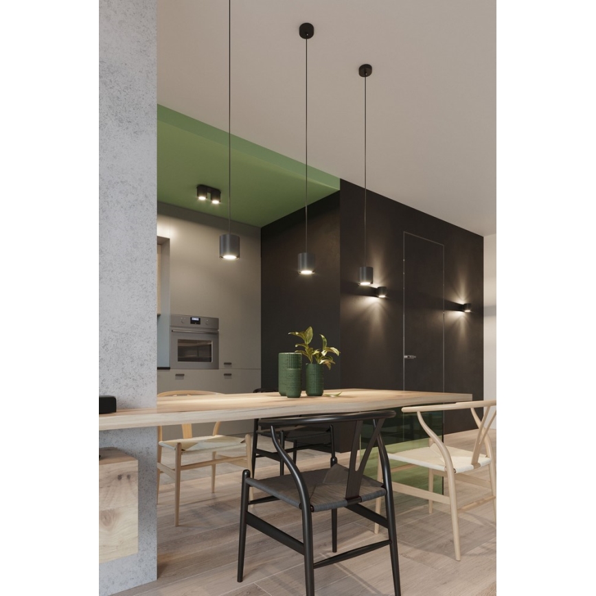 Spotlight ORBIS 2 2xGU10/40W/230V svart