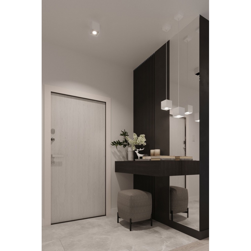 Väggspotlight QUAD 1 1xG9/8W/230V vit