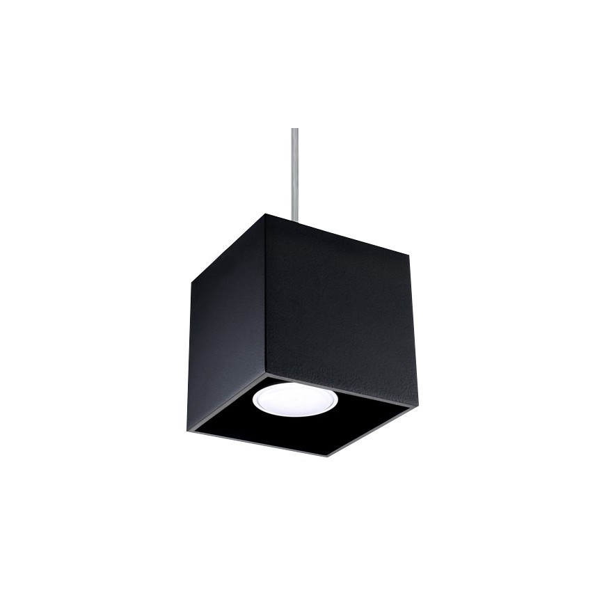 Sollux SL.0060 - Ljuskrona med snöre QUAD 1 1xGU10/40W/230V svart