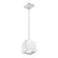 Sollux SL.0062 - Ljuskrona med snöre QUAD 1 1xGU10/40W/230V vit