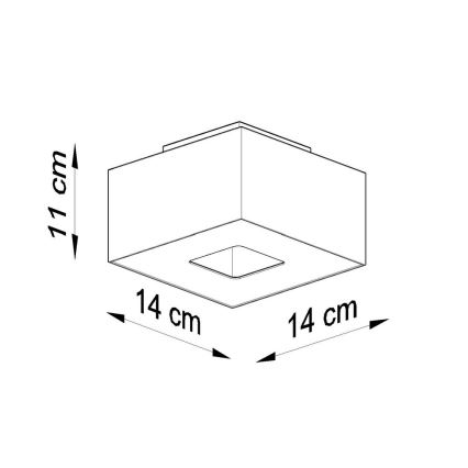 Sollux SL.0066 - Takbelysning MONO 1 1xGU10/40W/230V