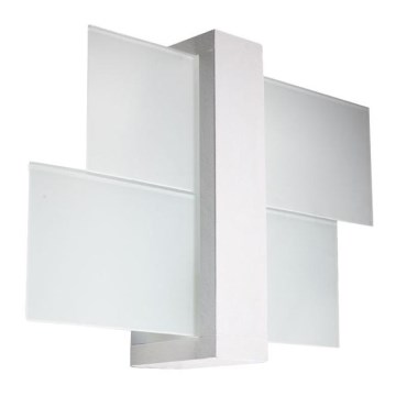 Sollux SL.0079 - Väggbelysning FENIKS 1 1xE27/60W/230V vit