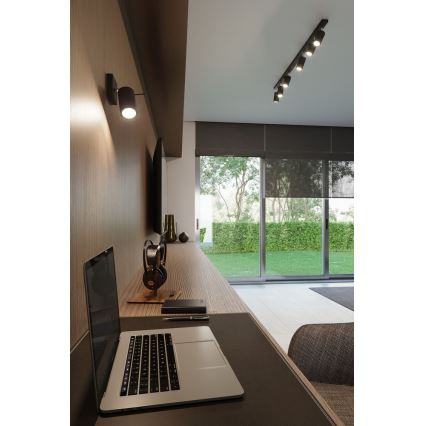 Spotlight RING 2 2xGU10/10W/230V svart