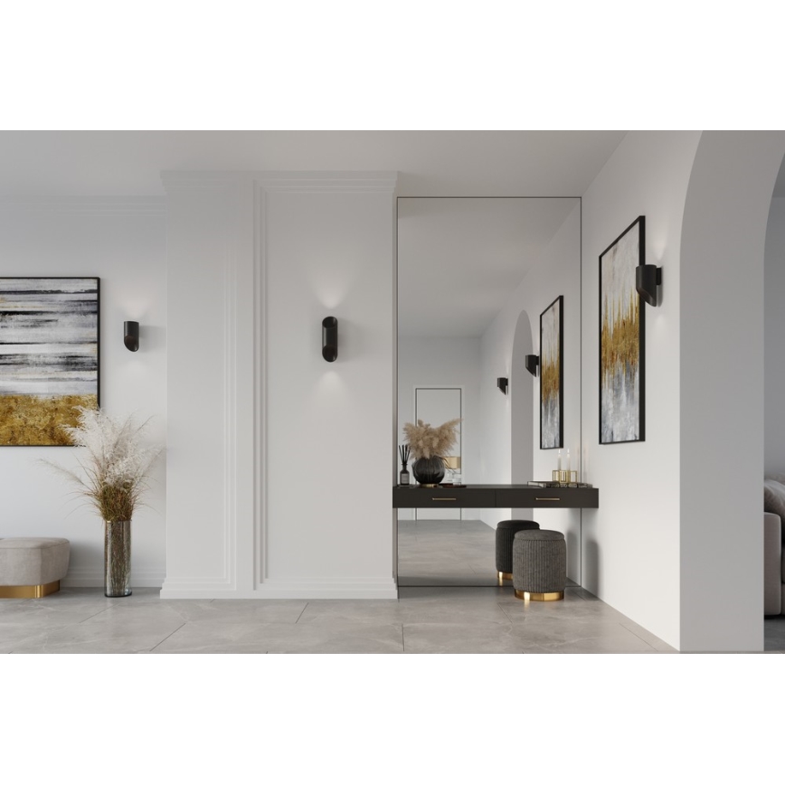 Sollux SL.0114 - Väggbelysning PENNE 30 1xG9/40W/230V svart