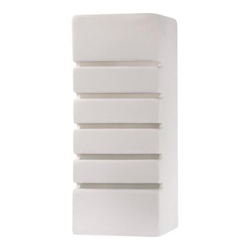 Sollux SL.0161 - Väggbelysning SAMIR 1xE27/60W/230V vit