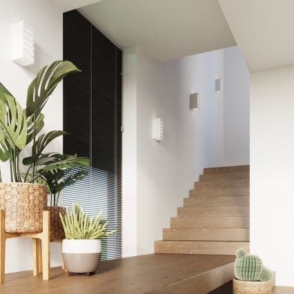 Sollux SL.0161 - Väggbelysning SAMIR 1xE27/60W/230V vit