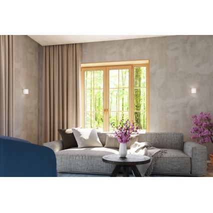 Väggspotlight VICI 1xG9/40W/230V glas/vit