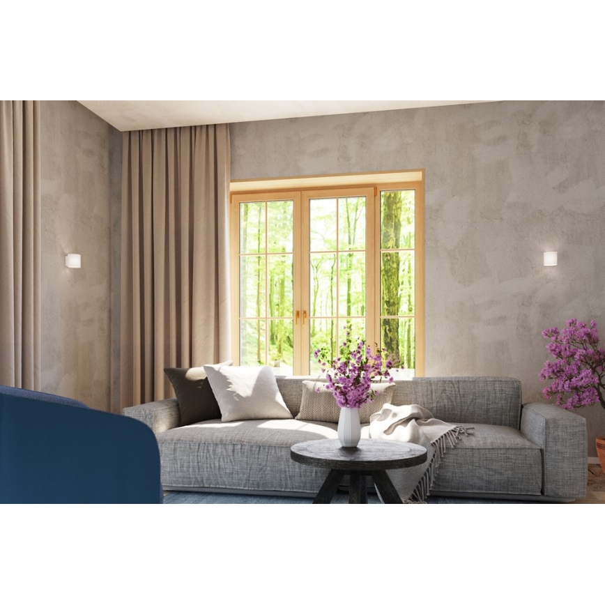 Väggspotlight VICI 1xG9/40W/230V glas/vit