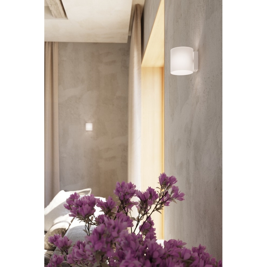 Väggspotlight VICI 1xG9/40W/230V glas/vit