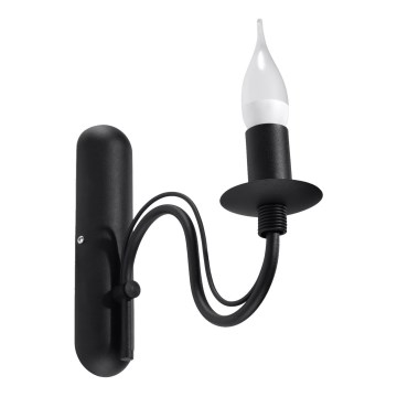 Sollux SL.0220 - Väggbelysning MINERWA 1xE14/40W/230V svart