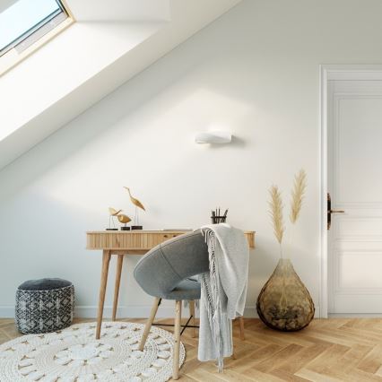 Sollux SL.0229 - Väggbelysning SIGMA MINI 1xE27/60W/230V vit