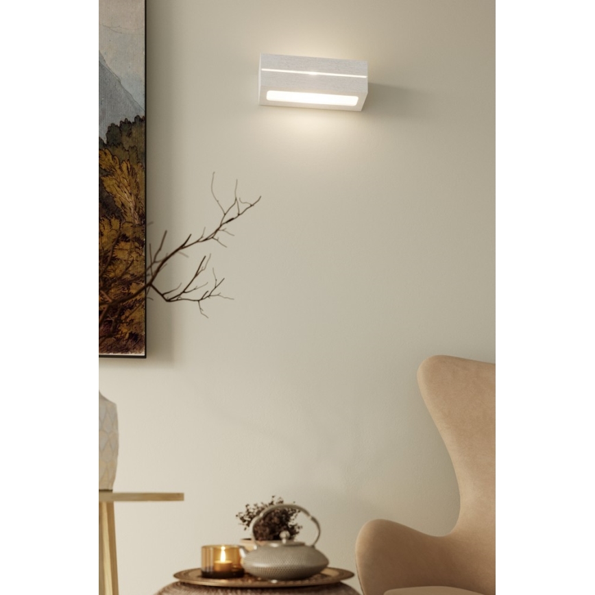 Sollux SL.0231 - Väggbelysning VEGA LINE 1xE27/60W/230V vit
